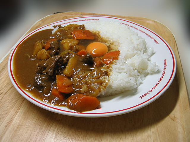 単身赴任の料理　カレーライス